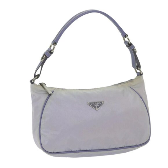 PRADA Accessory Pouch Nylon Purple Auth 63925PRADA Accessory Pouch Nylon Purple - Picture 1 of 14